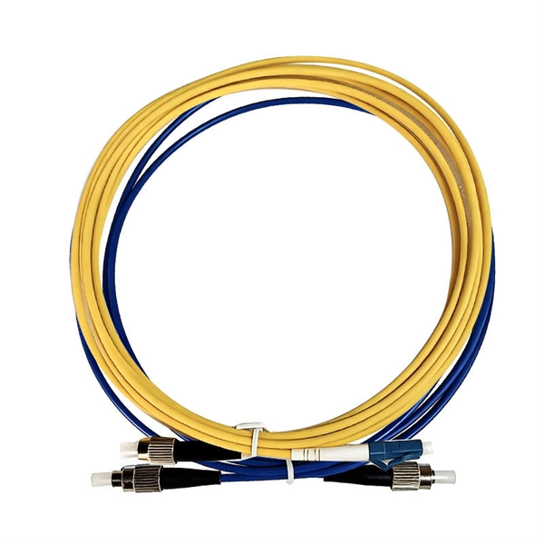 Single-tube dual-core fiber optic patch cord