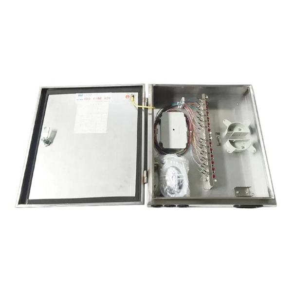 Electrification box with hidden door
