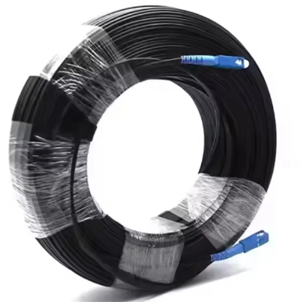 How to splice fiber optic cables when they are two meters high 