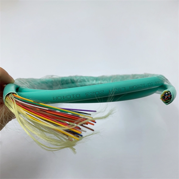 When installing the fiber optic cable to the home