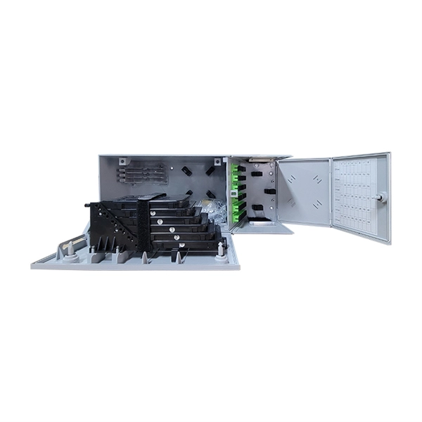 Function of ribbon fiber optic splice box