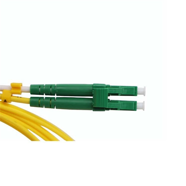 Dual-core fiber optic cold connector wiring