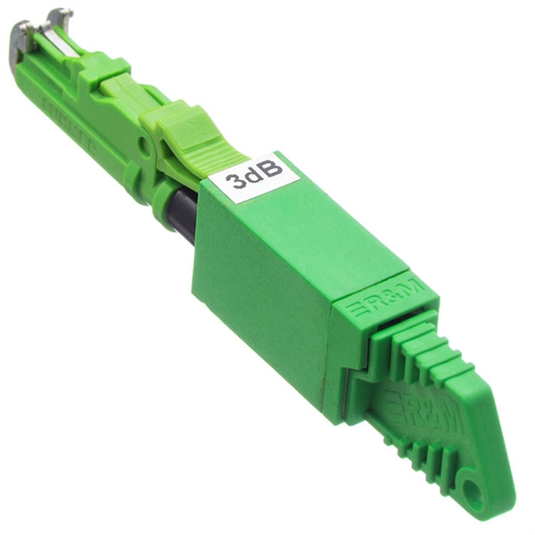 How large is the fiber optic cable for combined installation 