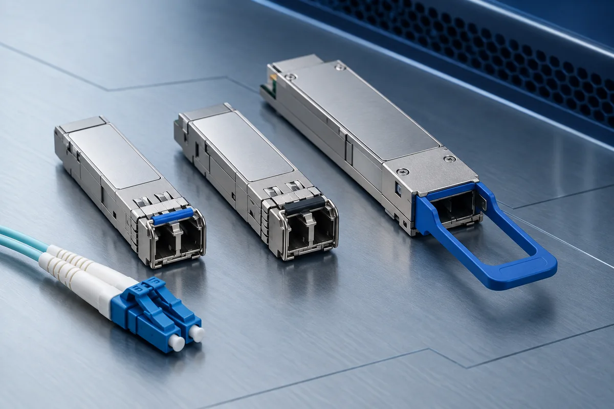 Optical transceiver modules for network equipment